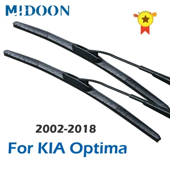 Гибридные щетки стеклоочистителя MIDOON для KIA Optima Fit Hook Arms 2010 2011 2012 2013 2014 2015 2016 2017 2018