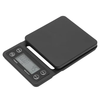 Кухонные весы светодиодные электронные многофункциональные пищевые весы 3 кг/0,1 г K07 Multi Units с таймером для ресторана, для кухни для дома