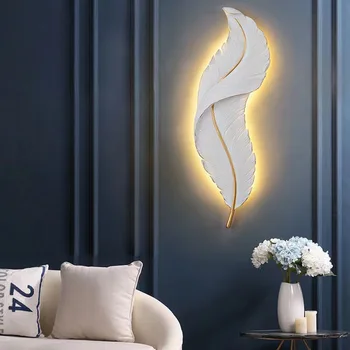 2023 новый настенный светильник seagull, прикроватная лампа, светильник для спальни, роскошное минималистичное креативное современное украшение, фоновая стена для гостиной