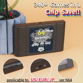 Более 340 игр в 1 ретро-игровом картридже для игровых консолей US / JP / EUR N64 Regiom с бесплатным чипом Bad Conker 007