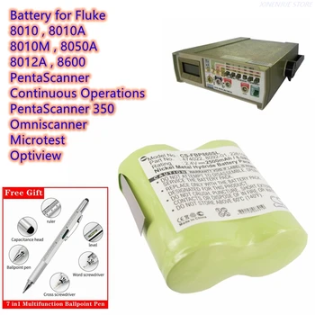 Обзорная, Тестовая батарея 474022, 8092-01, 2261584 для Fluke 8010/A/M, 8050A, 8012A, 8600, PentaScanner 350, Omniscanner, Microtest, Optiview
