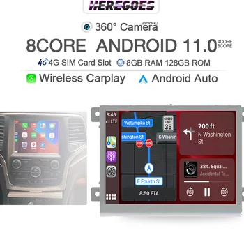 Carplay 2Din Android 11 Автомагнитола Для Dodge Challenger Charger Durango RAM 1500 2500 JEEP Grand Cherokee 4G LTE 128G GPS Аудио