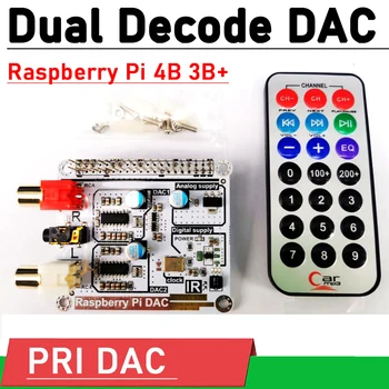Режим Volumio Raspberry Pi DAC Raspberry Pi 4B 3B + \ 3B \ 2B \ ZERO (W) HIFI Dual ES9023 Декодирует DAC I2S Digital Audio Звуковую карту