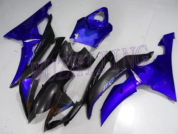 Обтекатель YZFR6 2011 Полные Обвесы YZF R6 2015 Сине -черные Пластиковые Обтекатели YZF R6 2008 - 2015