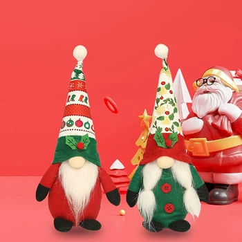 Рождественское украшение в виде эльфа, безликая кукла, украшения Санта-Клауса для дома, комнаты Прямая поставка