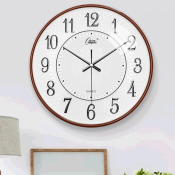 Минималистичные стеклянные настенные часы Кварцевые Офисные Круглые Кухонные настенные часы Бесшумные Современные Relogio De Parede Home Decor Luxury YY50WC
