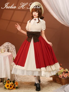 Irelia H Store Аниме Card Captor Sakura Косплей костюм платье Сакуры Лолиты женский костюм на Хэллоуин