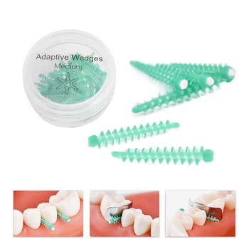 Одноразовые стоматологические силиконовые Адаптивные клинья для межзубных контурных зубов, Клиновидные стоматологические инструменты
