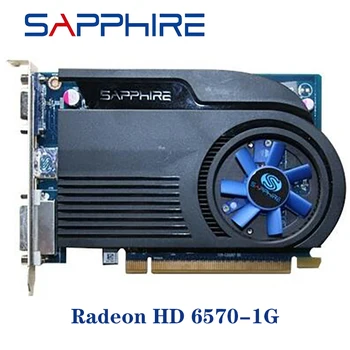 Используемые Видеокарты SAPPHIRE HD6570 1GB GDDR3 Видеокарта AMD GPU Radeon HD 6570 Офисный Компьютер Для AMD Card Map HDMI