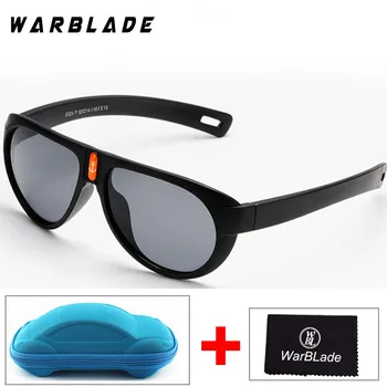 Гибкие Детские солнцезащитные очки Child TAC Для мальчиков и девочек, поляризованные солнцезащитные очки, сверхлегкие солнцезащитные очки с защитой от uva, очки пилота с коробкой