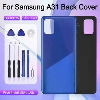 Бесплатная Доставка Для Samsung Galaxy A315 Задняя Крышка Аккумулятора Для Samsung A31 A315F A315G A315N Задняя Крышка Корпуса Задняя Дверь Чехол
