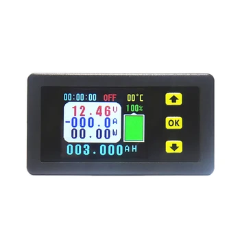 Измеритель напряжения и тока VA7510S 100A 6-75 В/0 В-120 В Постоянного ТОКА Амперметр Вольтметр Монитор Выходного Заряда и разряда Аккумулятора