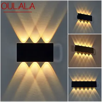 Настенное бра OULALA, креативная современная уличная водонепроницаемая светодиодная лампа для домашнего коридора