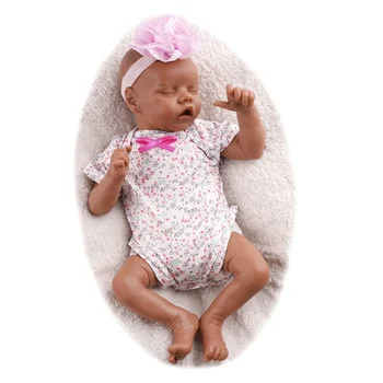 17 Дюйм(ов) ов) Кукла с цветной кожей, мягкая виниловая кукла Bebe Reborn для малышей LoL, реалистичная кукла для новорожденных, подарочные игрушки для детей кукла