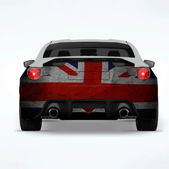 Автомобильные наклейки Union Jack на заднюю панель автомобиля, креативная наклейка, изменение внешнего вида кузова автомобиля, Декоративные наклейки