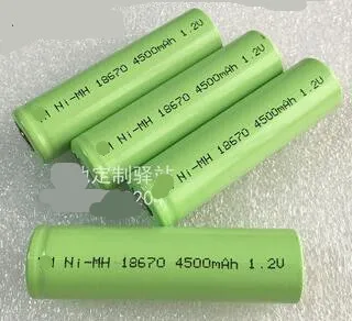 4 шт./лот 18670 1,2 в 45000 мАч ni-mh аккумуляторная батарея никель-металлогидридный аккумулятор для медицинского оборудования