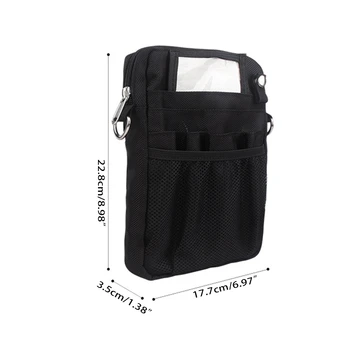 Сумка-органайзер для медсестры, поясная сумка с карманом для медицинского снаряжения, держатель для ленты, универсальное хранилище для бинтов, ножницы для чрезвычайных ситуаций D5QC