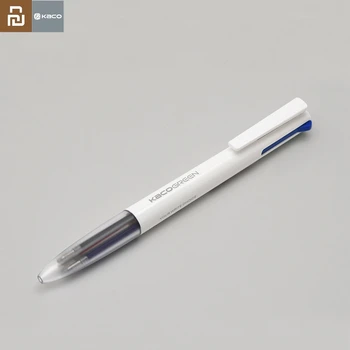 Youpin KACO 4 В 1 Гелевая ручка Многофункциональная 0,5 мм Черная Синяя Красная Зеленая Заправка для офисных студентов Ручка с 4 функциями