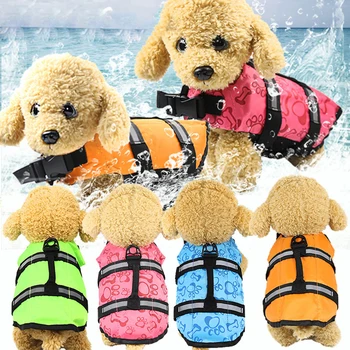 Спасательный жилет для собак, спасательные костюмы для щенков, защитная одежда для собак, летний купальный костюм, уличный спасательный жилет для кошек, спасательные жилеты для собак