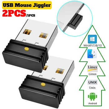 2 / 1шт мышь M8 Mini USB, джигглер, незаметная компьютерная мышь, автоматический механизм, Джигглер, имитирующий движение мыши
