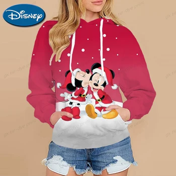 Модная толстовка с 3D-принтом Disney, детская анимационная одежда для девочек, весенняя новая мужская толстовка с капюшоном, женская толстовка Harajuku