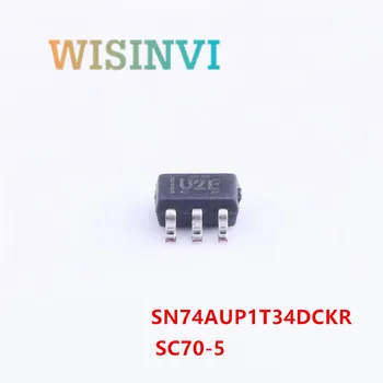 10ШТ Маркировка SN74AUP1T34DCKR U2E SC70-5 ＆ Маркировка SN74LVC1G126DCKR CN5, или CNF, или CNK, или CNR, или CNT SC70-5