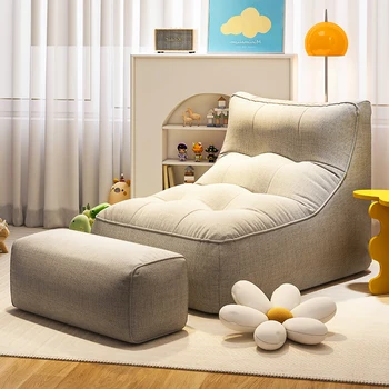 Раскладывающийся диван-мешок из микрофибры, ленивый Современный диван для отдыха, минималистичный Элегантный диван Да Согджорно, Европейская мебель