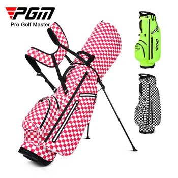 Мужской кронштейн для гольфа PGM Кожаная сумка для гольфа Водонепроницаемый устойчивый кронштейн для гольфа Сверхлегкая портативная сумка для гольфа большой емкости QB116