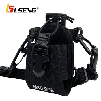 LSENG Тактический нагрудный карман для портативной рации Унисекс, поясная сумка, жилет, регулируемый на молнии, для двусторонней радиосвязи TYT Motorola