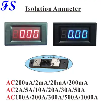 YB5135Ai Измеритель тока изоляции СВЕТОДИОДНЫЙ Цифровой Амперметр AC200mA 10A 50A 100A 200A 500A Амперметр переменного тока DC8-18V 5V 24V Измеритель тока