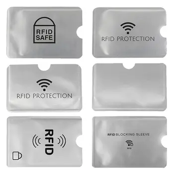 RFID-блокирующий считыватель, защита банковской кредитной карты, защитная сумка, рукав, держатель для защиты от кражи, безопасный новый челнок