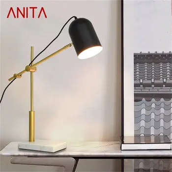 Современная настольная лампа ANITA Креативное украшение Светодиодное для дома, гостиной, кабинета, Прикроватный светильник