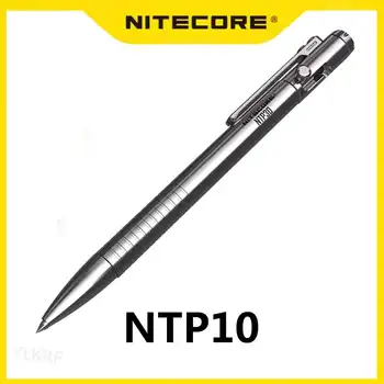 Тактическая ручка с титановым болтом NITECORE NTP30 Портативный инструмент для самообороны, разбивающий стекло, ручка для ежедневного письма