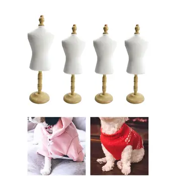 4x Одежда для кошек и собак, платье для куклы-манекена, форма для показа кукольной одежды