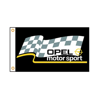 Флаг гоночного автомобиля Opel Motor Sport флаг для украшения -Декор флага, баннер для украшения флага, Баннер для флага