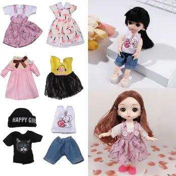 одежда и аксессуары для кукол 17 см, игрушки для кукол, юбка для куклы 1/8 Bjd, игрушки для кукол, одежда для кукол 