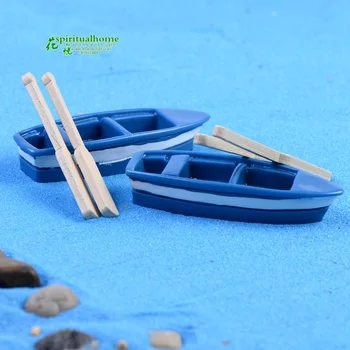 1 Комплект Маленькая лодка И весло, небольшой орнамент, материал 