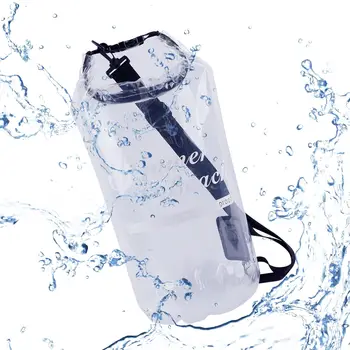 Плавающая Водонепроницаемая сумка, Портативный рюкзак с герметичным закатывающимся верхом для катания на лодках