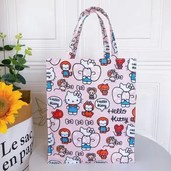 Мультяшная сумочка Sanrio Hello Kitty, сумка для ланча Melody, сумка для ланча, ручная сумка, сумка для бутылки с водой, сумка-тоут
