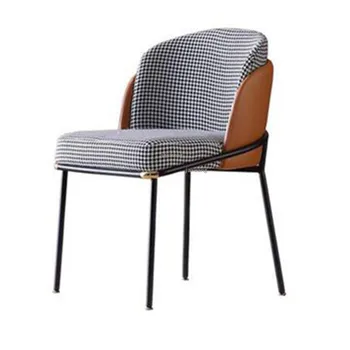 Роскошные обеденные стулья Современный минималистичный шезлонг для гостиной на балконе Мебель для домашней кухни Стул для столовой B