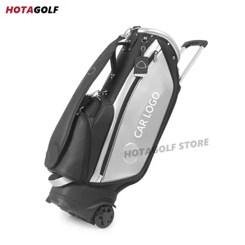 Сумка для гольфа марки Car Профессиональная сумка для гольфа с роликовой клюшкой