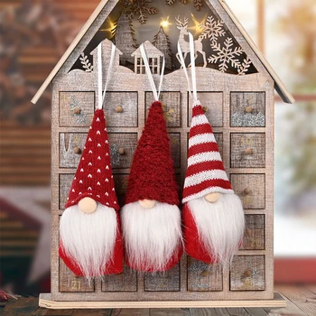 Рождественские Украшения Рождественские Украшения для Дома Рождественский Подарок Санта Клаус Снеговик Дерево Подвеска Кукла Повесить Ноэль Натал 2021 Новый Год