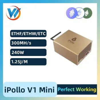 Бесплатная доставка Новый iPollo V1 Mini 300MH/s 330MH/s 400MH/s с блоком питания Ethash ETH Mining Machine Ethf Ethw crypto
