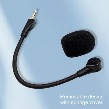 Мини-микрофон с пенопластовой гарнитурой 3,5 мм для замены съемного микрофона Чистый легкий микрофон для наушников