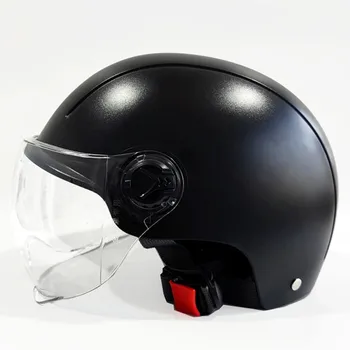 Летний Регулируемый мотоциклетный шлем для мужчин и женщин, Дышащий Солнцезащитный крем, Амортизирующий защитный колпачок, Электрический велосипедный шлем