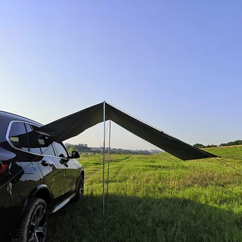Водонепроницаемый автомобильный боковой тент от солнца, Переносная автоматическая палатка на крыше, Тент от солнца, походная палатка для кемпинга, пикника, путешествий