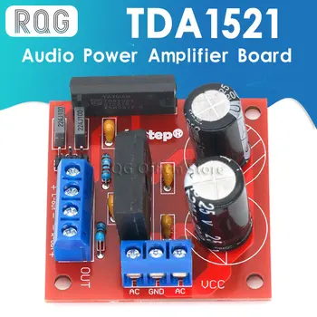 Модуль платы усилителя мощности звука TDA1521 2.0 Двухканальный 2 * 15 Вт со схемой выпрямительного фильтра Модификация аудиоколонки своими руками