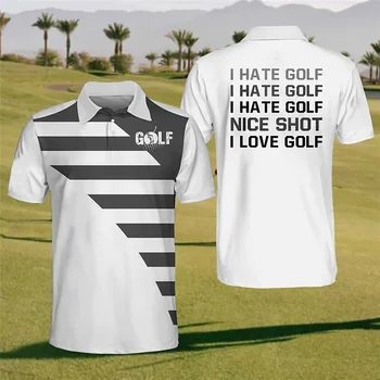 Мужские Рубашки поло для мужчин, рубашки поло с 3D принтом для гольфа, летняя одежда для гольфа, повседневные топы, модная мужская одежда для пожилых людей с коротким рукавом