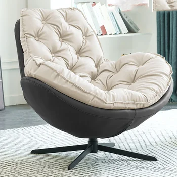 Вращающийся стул с акцентом на спинке, Обеденный стол-качалка, Садовый современный стул, кресло для отдыха, Sillon, мебель для спальни с откидной спинкой Z9