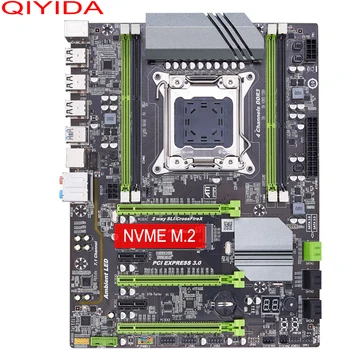 Материнская плата QIYIDA X79 Turbo LGA2011 ATX USB3.0 SATA3 PCI-E NVME M.2 SSD Поддерживает REG ECC Память И процессор Xeon E5
